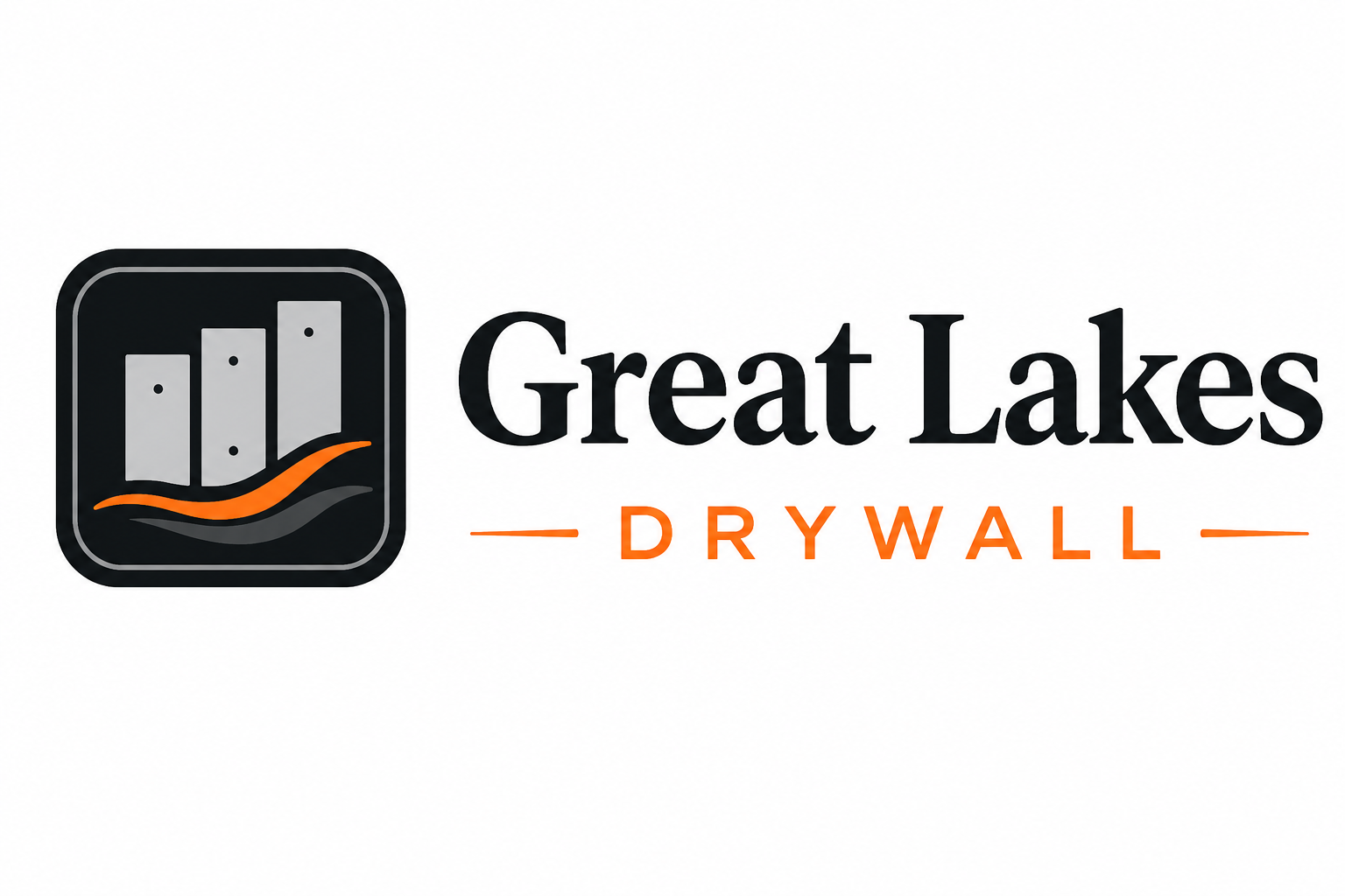Great Lakes Drywall Illinois - drywall repair and installation contractor logo