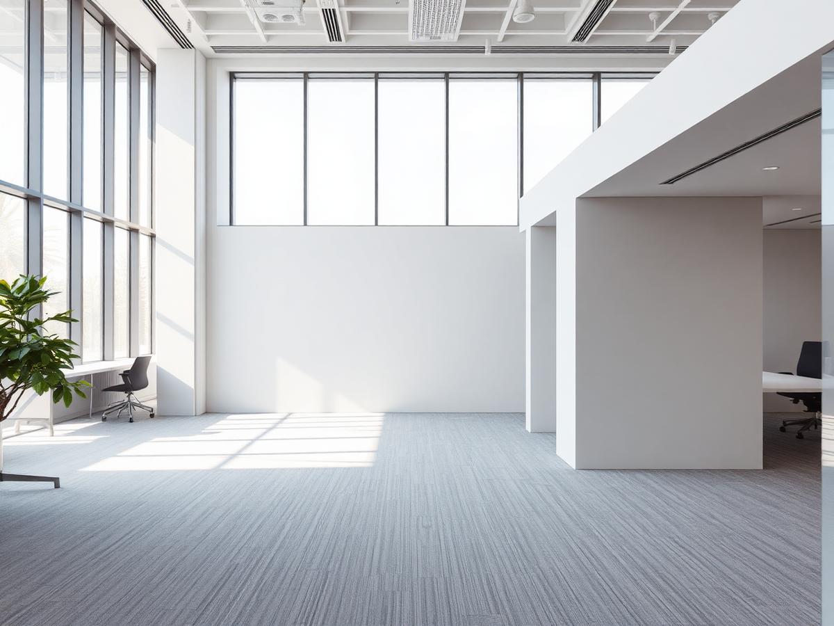 Commercial drywall contractor buildout in a Schaumburg, Illinois office suite by Great Lakes Drywall